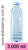 Garrafa de Água Com 3000 ml