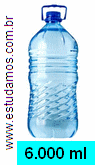 Garrafa de Água Com 6000 ml
