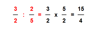 Exemplo de Divisão de Frações