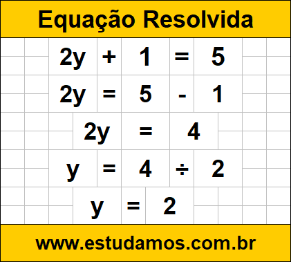 Exercício Corrigido Para Aprender a Resolver Equação do 1º Grau