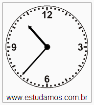 Relógio 10 h 37 min