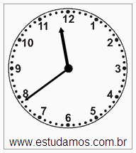 Relógio 11 h 39 min