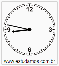 Relógio 8 h 47 min