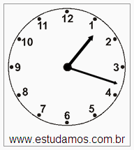 Relógio 1 h 18 min