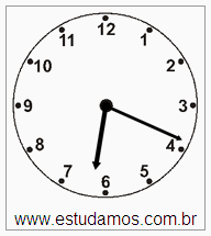 Relógio 6 h 19 min