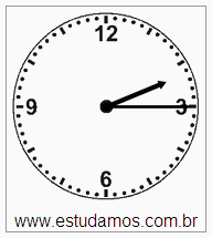 Relógio 2 h 15 min