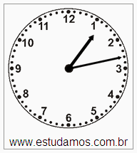 Relógio 1 h 13 min