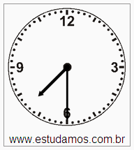 Relógio 7 h 30 min