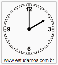 Relógio 2 h 00 min