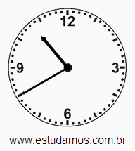 Relógio 10 h 40 min