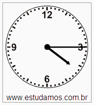 Relógio 4 h 15 min