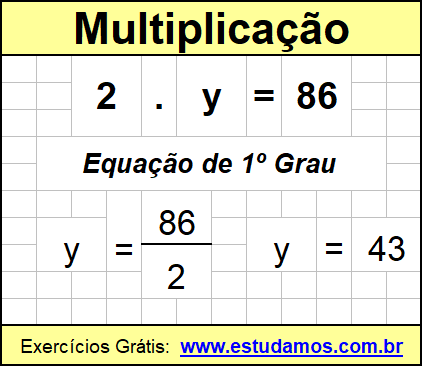 Equações de Primeiro Grau Com Respostas