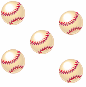 5 Bolas de Beisebol