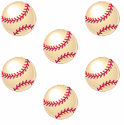 6 Bolas de Beisebol