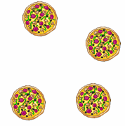 4 Pizzas