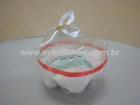 Porta Algodão em Garrafa Pet